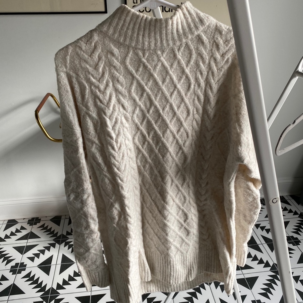 Cream sweater